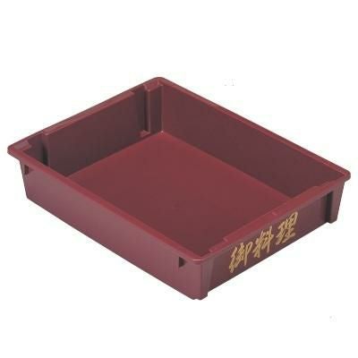 コンテナ  特大御料理コンテナNO.1ブラウン   幅675 奥行525 高さ145