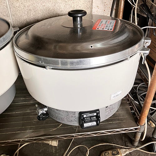 中古】ガス炊飯器 4升 リンナイ(Rinnai) RR-40S1 幅525×奥行481×高さ
