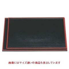 お盆 切立千筋盆黒天朱尺3寸