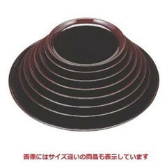 丸盆 丸盆溜底黒塗9寸 SS塗 NS加工