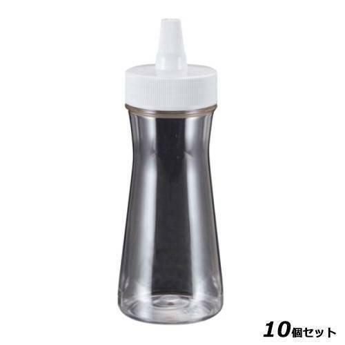 10セット】ドレッシングボトル(ネジキャップ) FD-220 220ml ホワイト