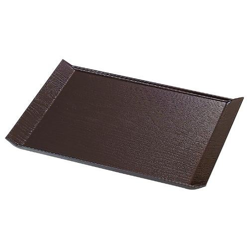 桐舟盆 新溜NS ノンスリップ加工 A 36.9×25.7×H2.1(cm)/業務用/新品