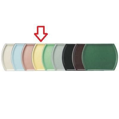 トレー オーバルトレーパステルイエロー