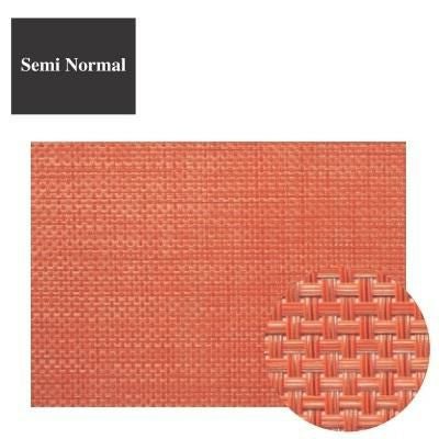 ランチョンマット COL.14オレンジチェックエレガントマットセミノーマル