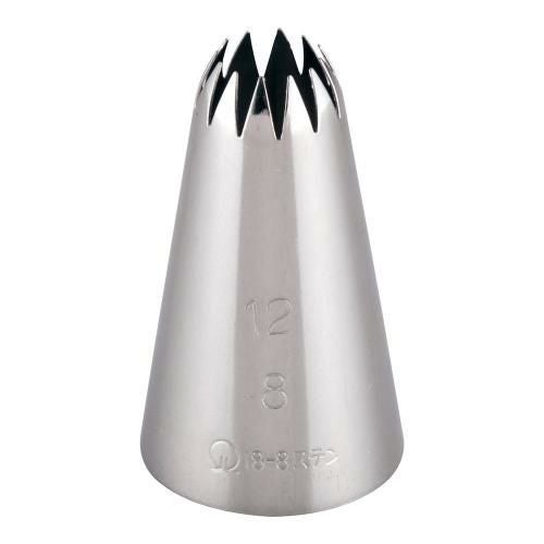 SA18-8口金 花 12切 No. 8