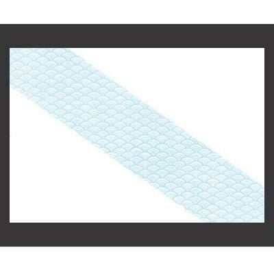 敷紙  尺3寸長手和紙敷マット(100枚単位)青海波   幅380 奥行260