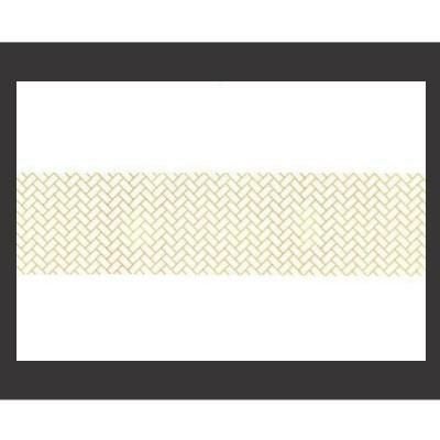 敷紙  尺3寸長手和紙敷マット(100枚単位)檜垣紋  幅380 奥行260