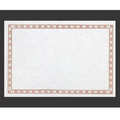 敷紙  尺3寸長手和紙敷マット(100枚単位)江戸紋   幅380 奥行260