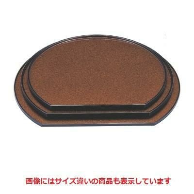 半月盆 式部半月盆梨地渕黒尺3寸