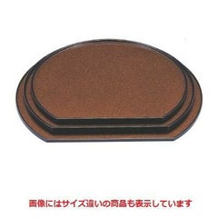 半月盆 式部半月盆梨地渕黒尺3寸