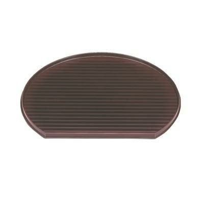 半月盆 尺1.5寸さざなみ半月盆溜チーク