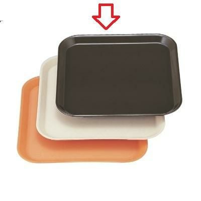 トレー 33cm角トレーブラウン