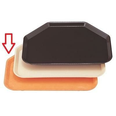 トレー 六角トレーオレンジ