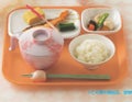トレー 33cm角トレーオレンジ