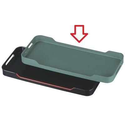 トレー ニューモダントレーモスグリーン キング塗 NS加工