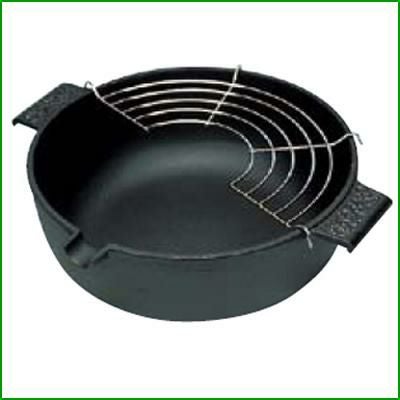 五進 鉄 S型 天ぷら鍋 23cm