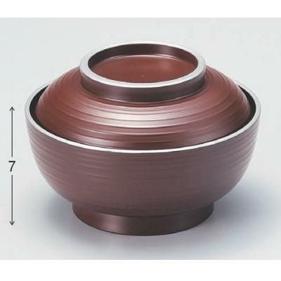 丼碗 5寸乱引三日月丼銀朱天銀