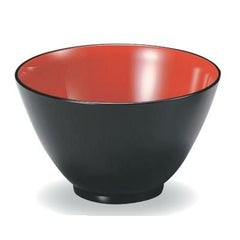 丼碗 4.6寸ラックボール 新溜内朱