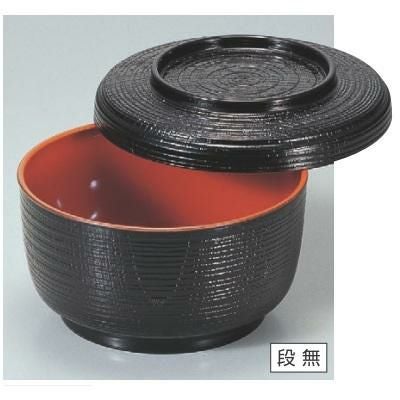 割烹漆器 メンパ飯器 小　10個　① 飯碗 (小)割子飯器黒内朱塗 漆器/業務用/新品/小物送料対象商品 | 飯椀