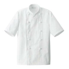 コックコート〔半袖アンダーカバー付〕(男女兼用）サイズ：S～LL 3L～6L