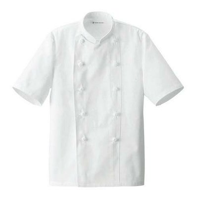 コックコート〔半袖アンダーカバー付〕(男女兼用）サイズ：S～LL 3L～6L