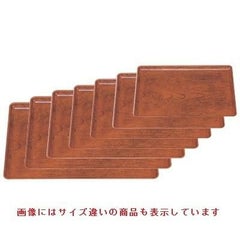 お盆  ケヤキ会席盆栃新尺2寸   幅370 奥行290 高さ18