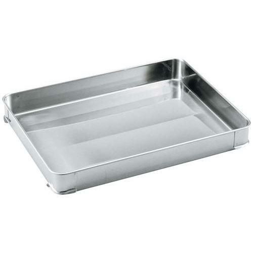 餃子バット身 大 400×300×H60mm 18-8 クローバー/小物送料対象商品