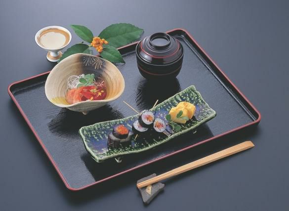 長手盆 地木目長手盆黒天朱尺7寸 NS加工