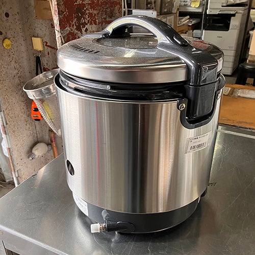 中古】ガス炊飯器 リンナイ(Rinnai) RR-S100GS 幅309×奥行292×高さ349
