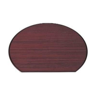 半月盆  尺2寸半月ヘギ目敷膳溜  幅360 奥行315 高さ3