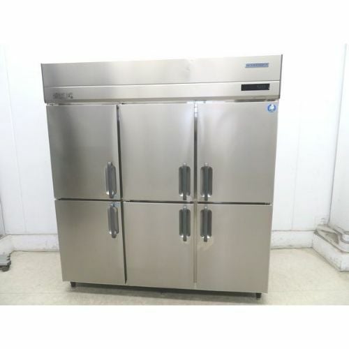 中古】6ドア冷凍冷蔵庫 北沢産業 KGRD-182PMD-L 幅1790×奥行800×高さ