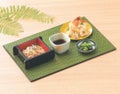 御膳 尺3寸あじろ敷膳若竹 NS加工