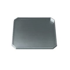 半月盆 尺1寸さざ波半月盆銀透き