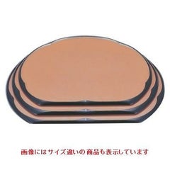 半月盆 新梅型半月盆明星塗尺3寸