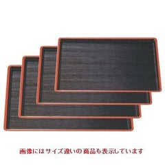 長手盆 焼杉長手盆黒天朱尺3寸 NS加工