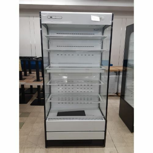【業界最長1年保証】2温度帯 冷蔵多段オープンショーケース フクシマガリレイ(福島工業) MEU-32WKSA5G 幅900×奥行600×高さ1900 【郡山店在庫】