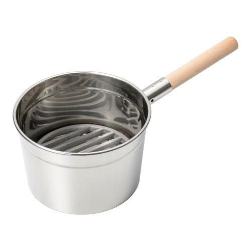 SA18-8ステンレス火起し 24cm