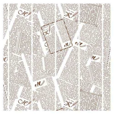 WAXペーパー フェザーイニシャル白 30-30