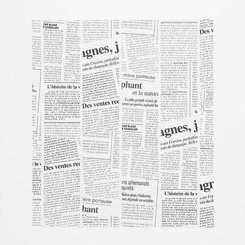 WAXペーパー 21.8-25 ニュースレター黒 100枚入