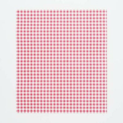WAXペーパー 21.8-25 ギンガム赤 100枚入