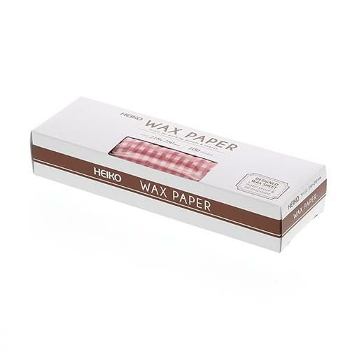 WAXペーパー 21.8-25 ギンガム赤 100枚入