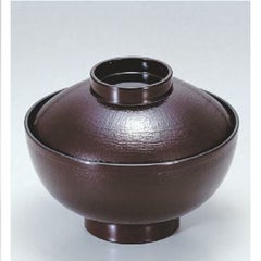 小吸椀 4寸布目吸椀溜 漆器