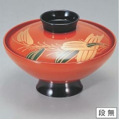 小吸椀 丸駒型吸椀青笹内朱 漆器