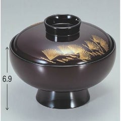 小吸椀 一休椀溜老松 漆器