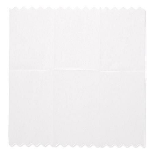 ナプキン 六折 波 白 100枚×100ケース