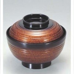 小吸椀 千筋吸椀アクアブラウン 漆器