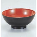 汁椀 F-70.4寸椀黒内朱 漆器