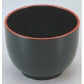 中鉢 入子深鉢黒天朱5寸