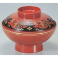 煮物椀 保温煮物椀朱千筋正方寺金ライン 漆器