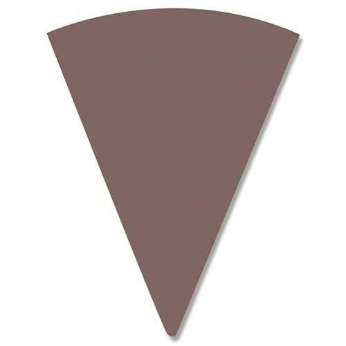 ワッフルコーンスリーブ 無地 ブラウン 100枚入